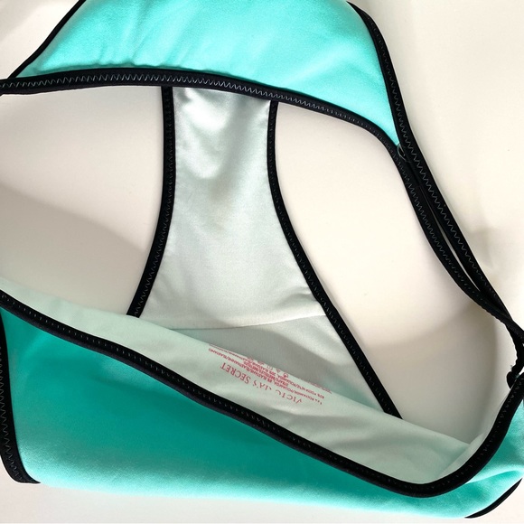 Victoria’s Secret Aqua Black Trim Bikini Bottoms - Picture 8 of 11